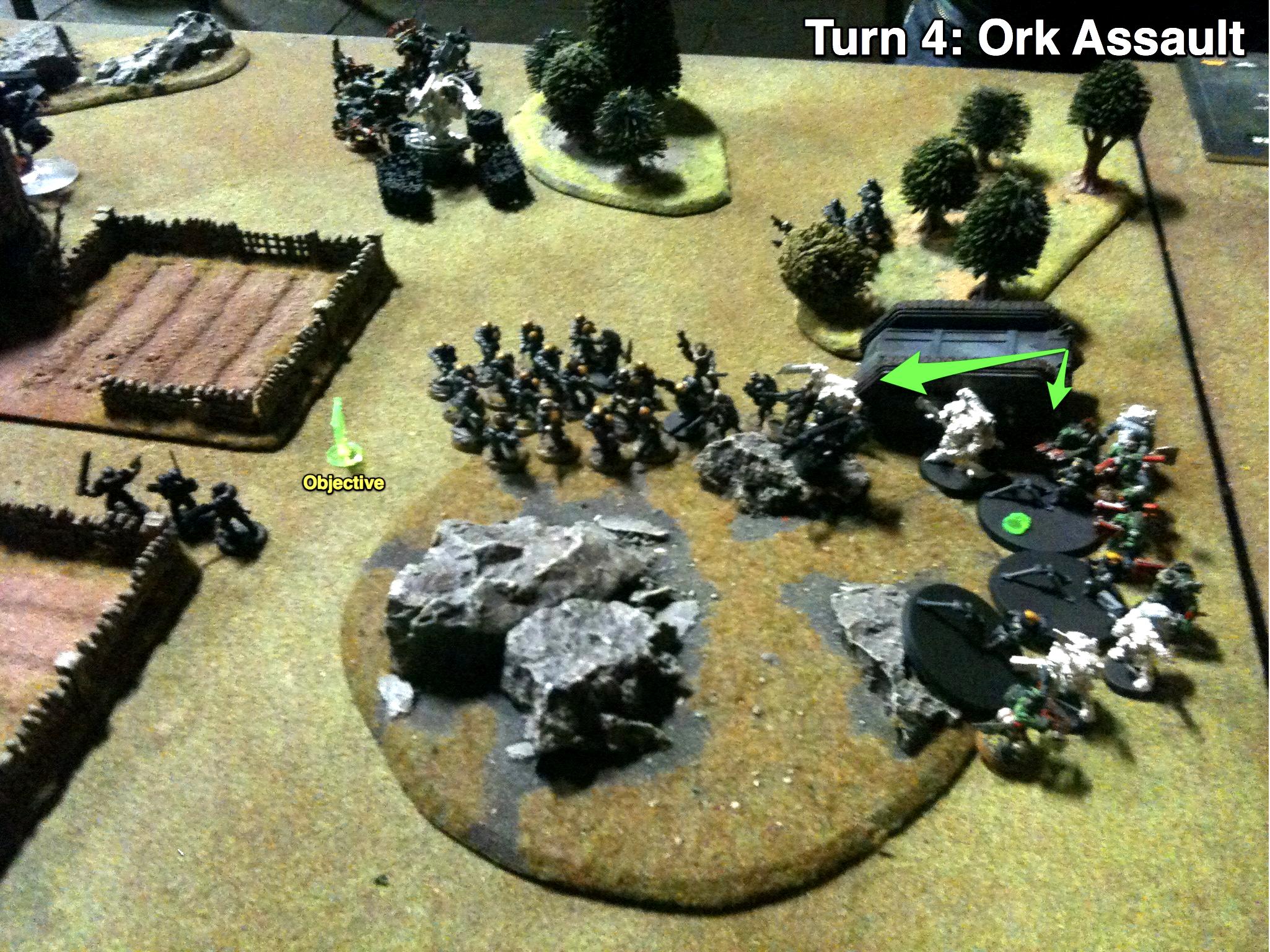 Battle Report, Imperial Guard, Orks Ork vs IG 1500 7.4.B Gallery